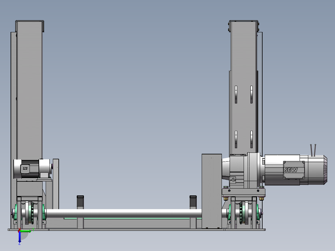 链条式地牛提升机==1855268=150后视图