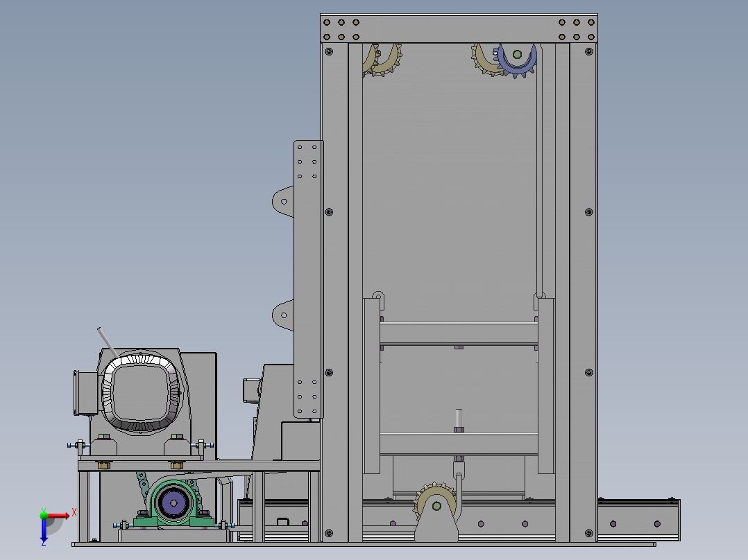 链条式地牛提升机==1855268=150左视图