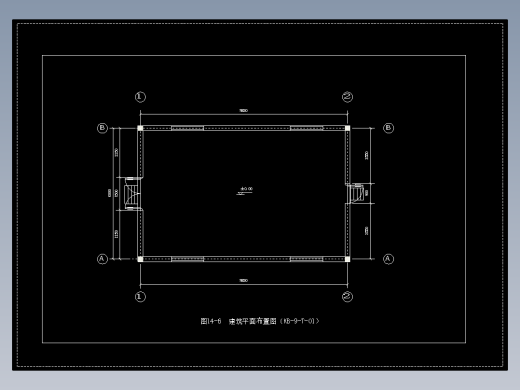图14-6  建筑平面布置图（KB-9-T-01）