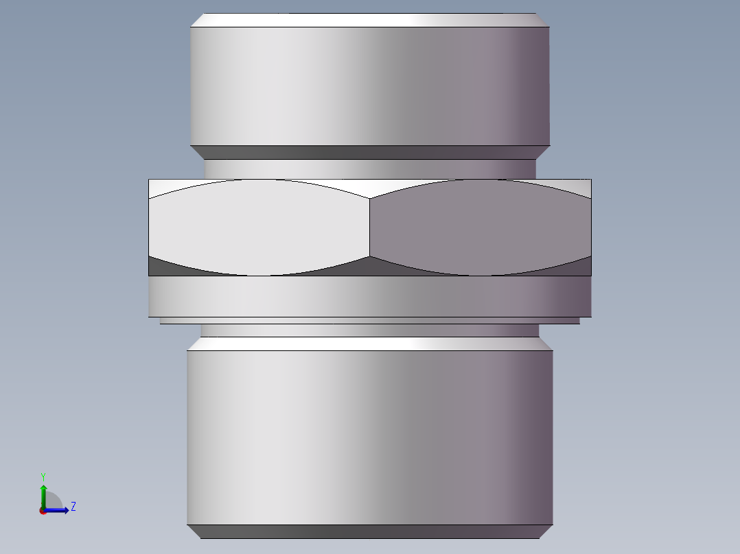 英制管螺纹ED密封、1CB-26-12WD左视图