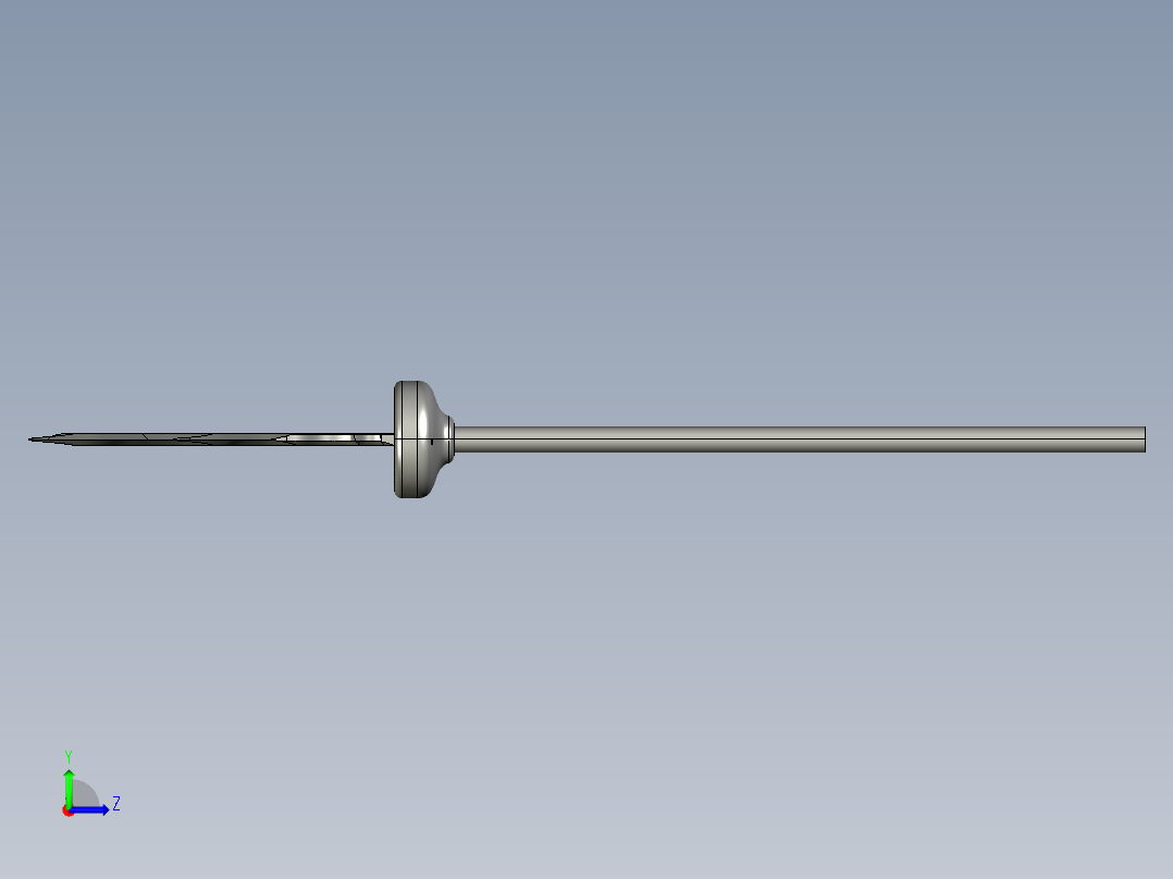 丈八蛇矛STP左视图