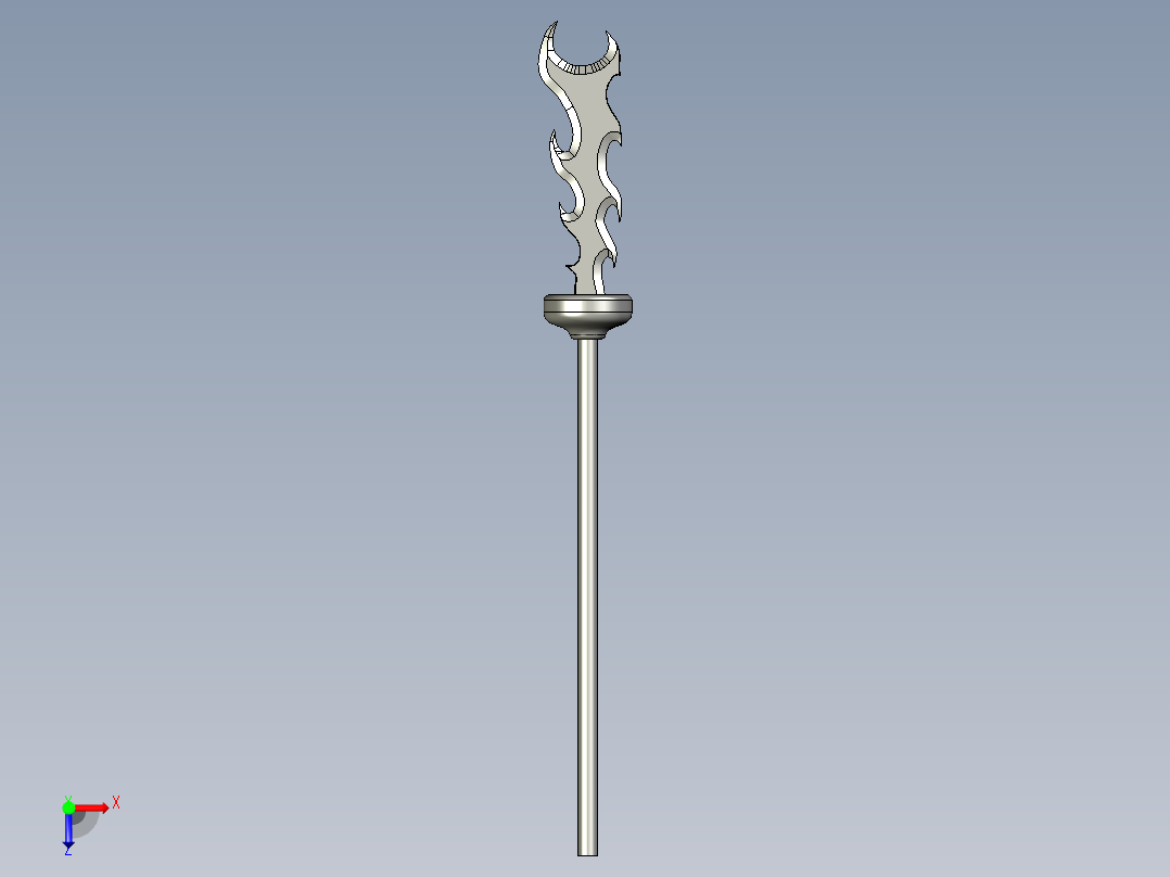 丈八蛇矛STP俯视图