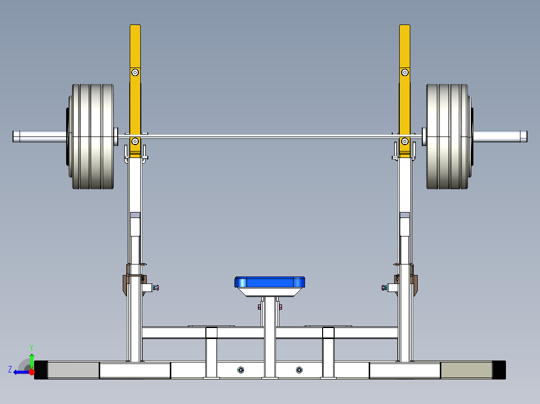 健身器材(19)右视图