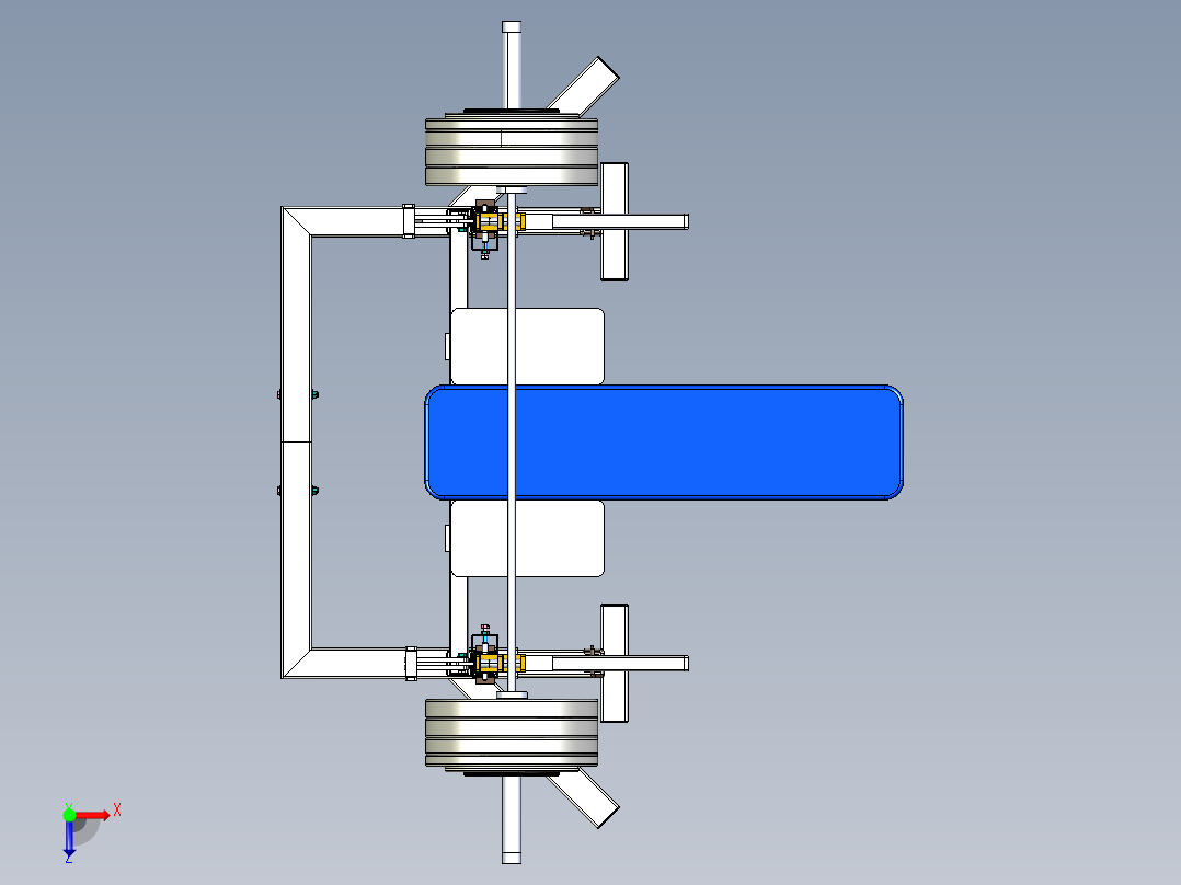 健身器材(19)俯视图