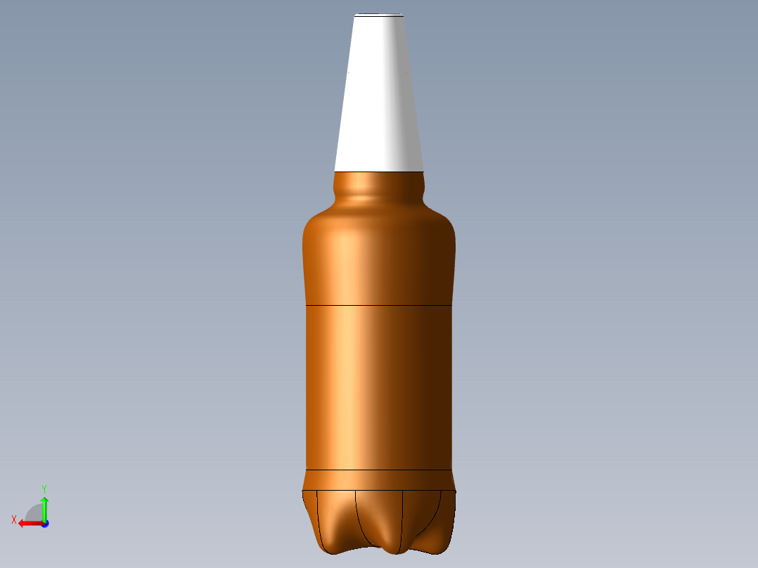 啤酒瓶、瓶子(14)后视图