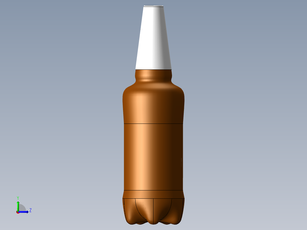 啤酒瓶、瓶子(14)左视图