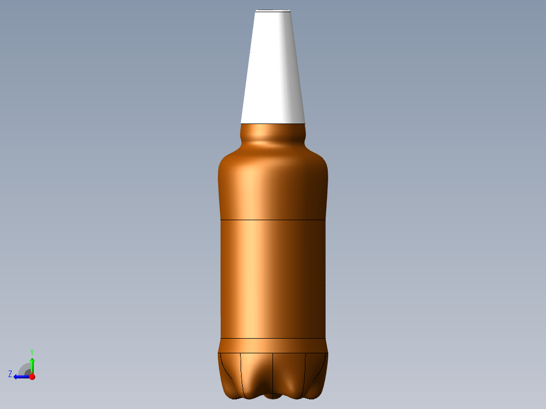 啤酒瓶、瓶子(14)右视图