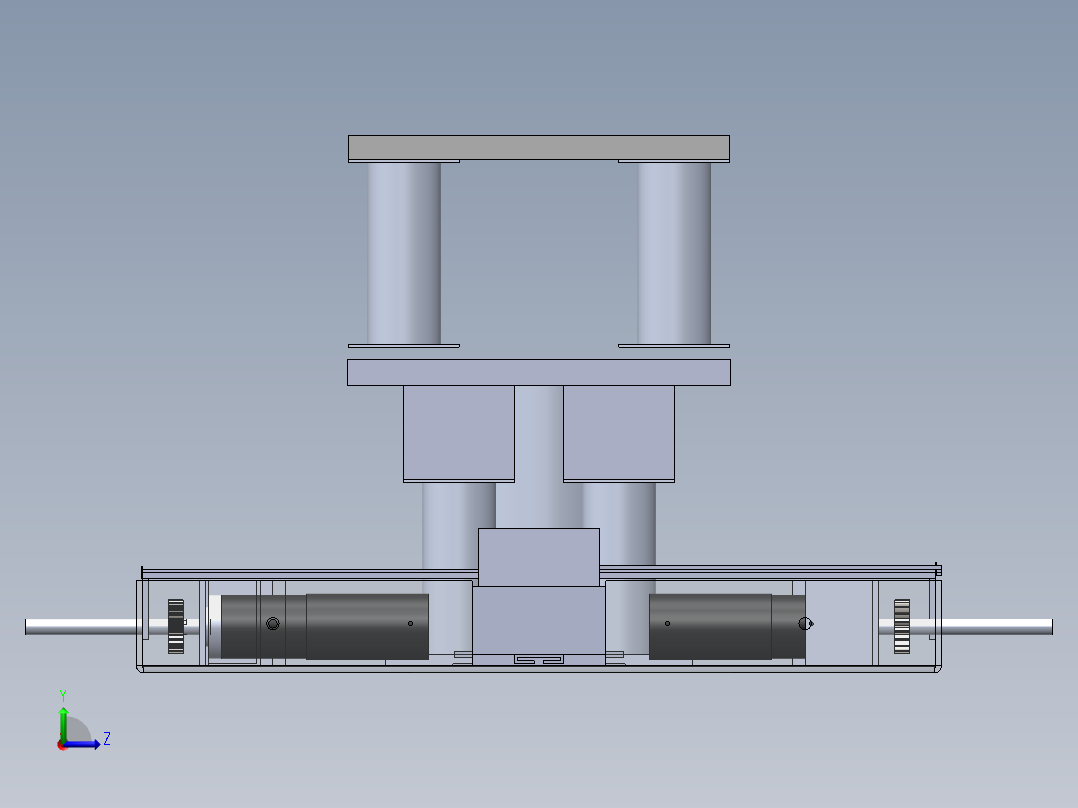 AGV小车、AGV(192)左视图