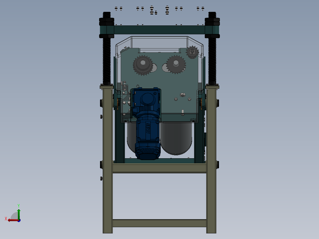 农业机械、播种机(87)后视图