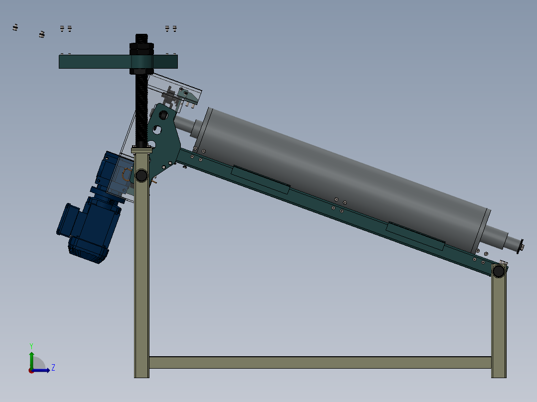农业机械、播种机(87)左视图