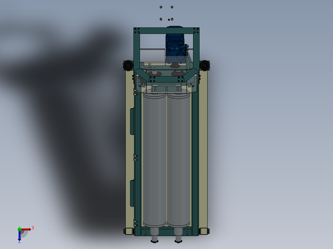 农业机械、播种机(87)俯视图