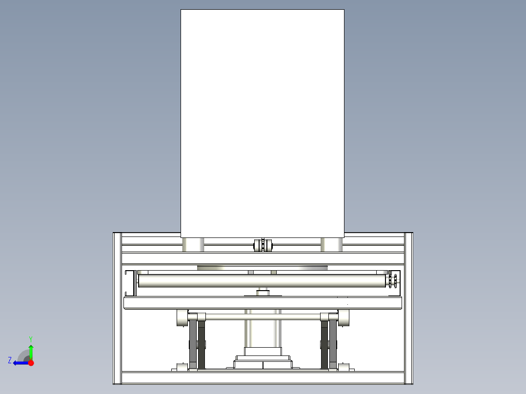 交剪式升降机右视图