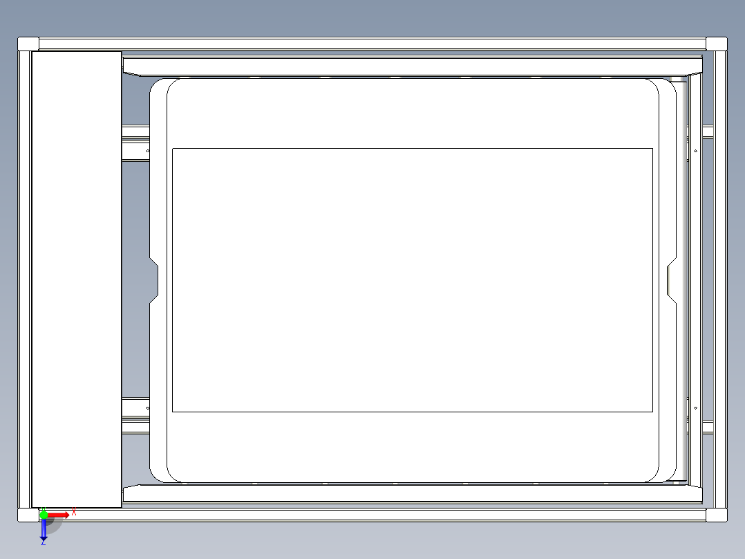 交剪式升降机俯视图