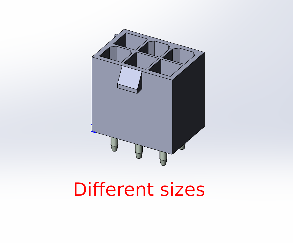 A0003059-DS1073-01 (或 5566) MiniFit 垂直印刷电路板插座