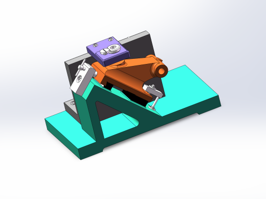 尾座体（支架B）加工工艺及钻斜面φ14孔夹具设计【含三维solidworks】缩略图