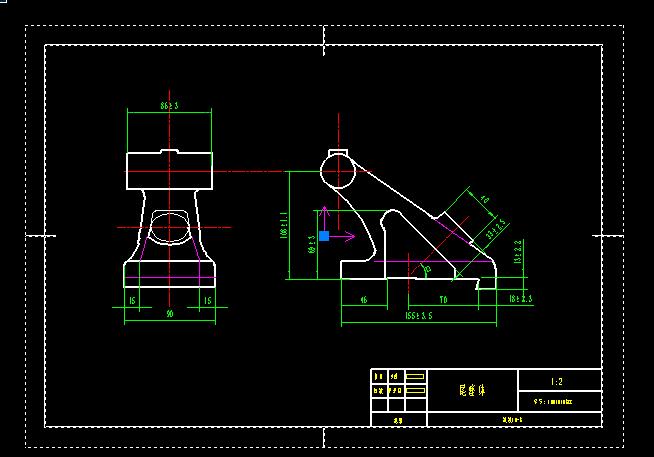 尾座体（支架B）加工工艺及钻斜面φ14孔夹具设计【含三维solidworks】