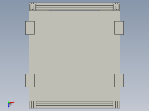 钢化玻璃贴合保压治具俯视缩略图