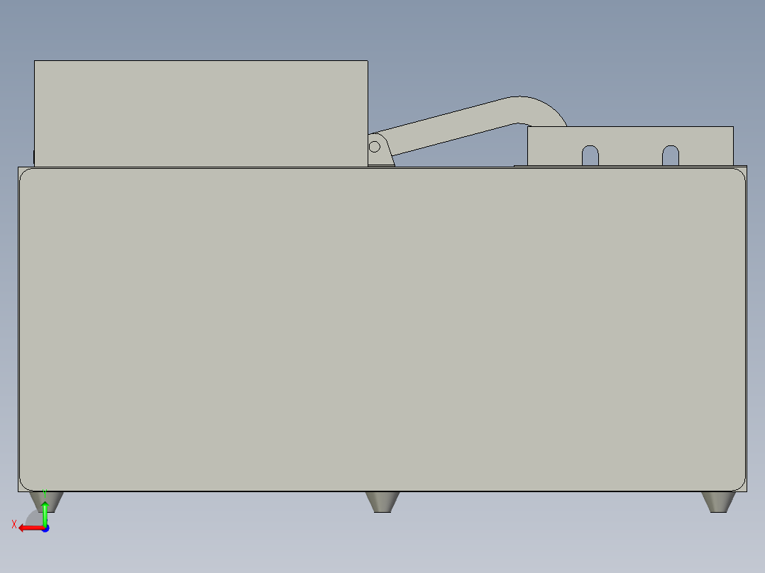 一次性卫生筷子全包装机后视图