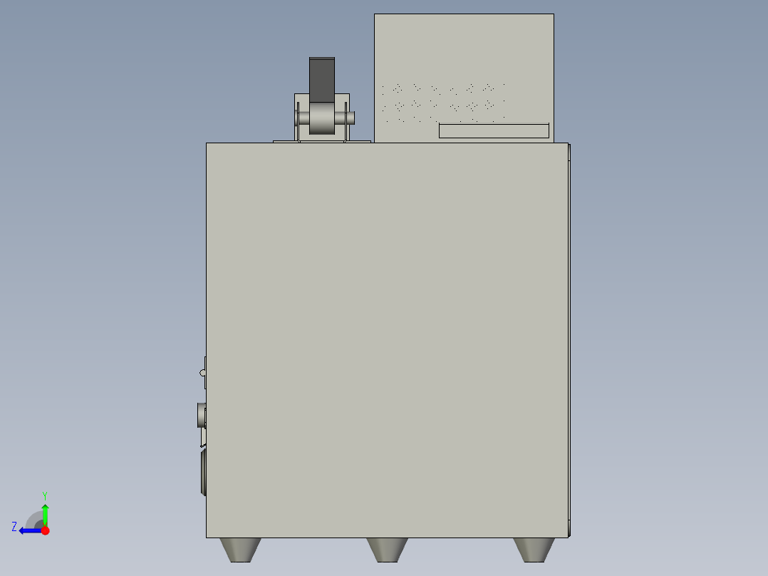 一次性卫生筷子全包装机右视图