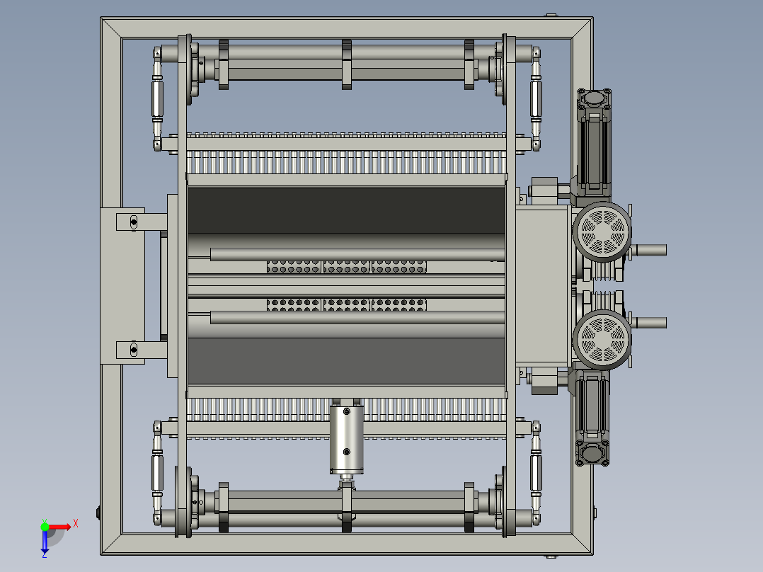 效果好的化糖搅拌装置俯视图