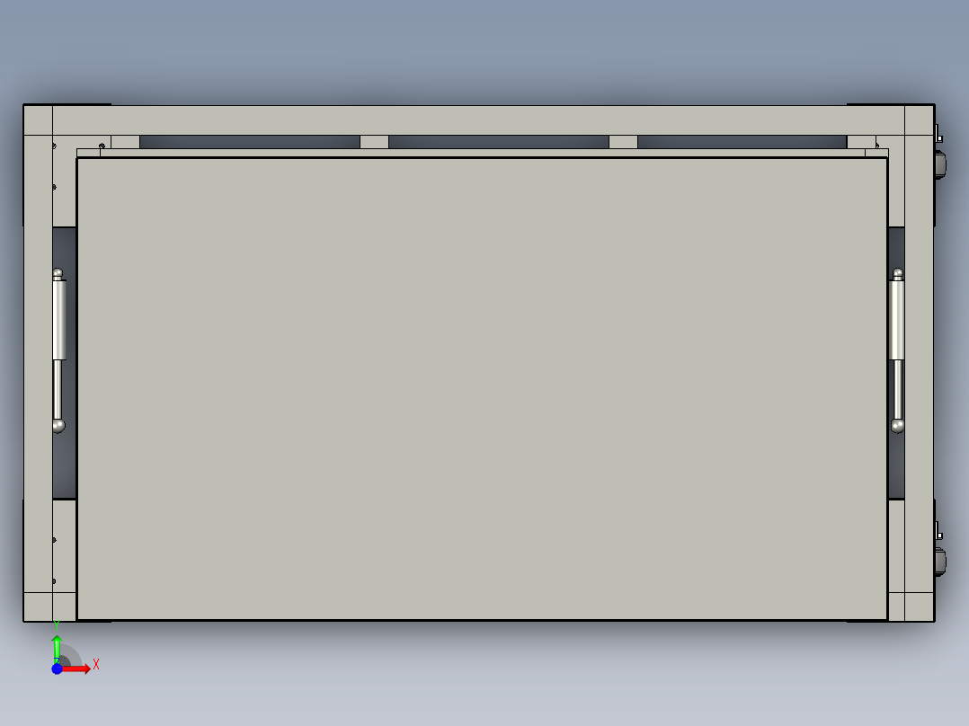 1-可翻转运输转运车前视图