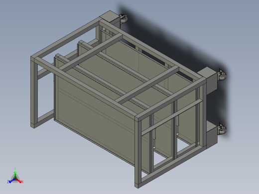 1-可翻转运输转运车正等轴测缩略图