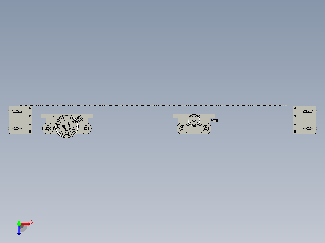 SAWH02-03200-1A0上输送组件俯视图