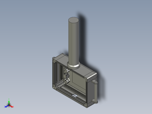 旋转a悬臂箱胶管正等轴测缩略图