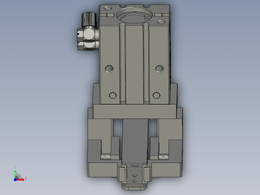 2018SOLIDWORKS1401Z下拉棉线机构前视缩略图