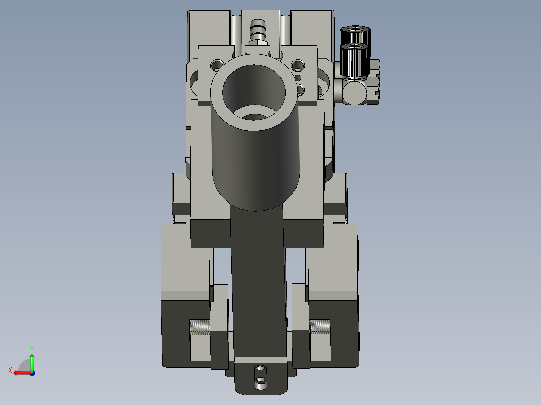 2018SOLIDWORKS1401Z下拉棉线机构后视图