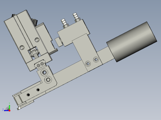 2018SOLIDWORKS1401Z下拉棉线机构右视缩略图