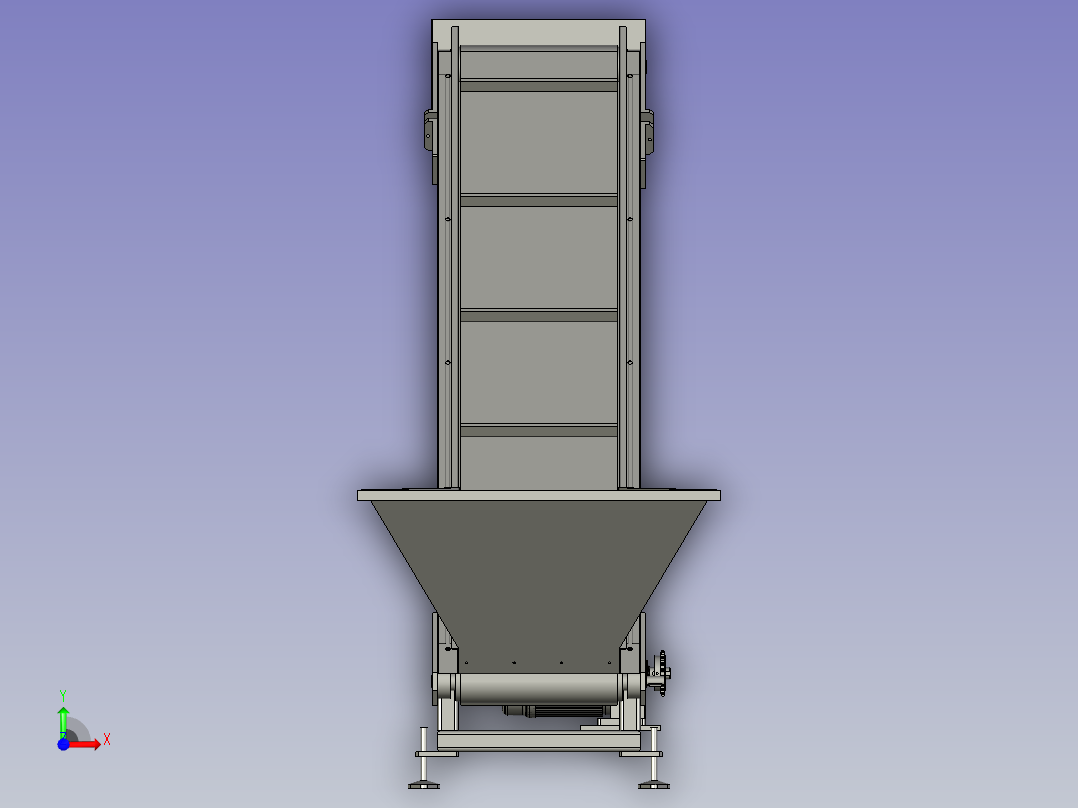 提升机--200W150前视图