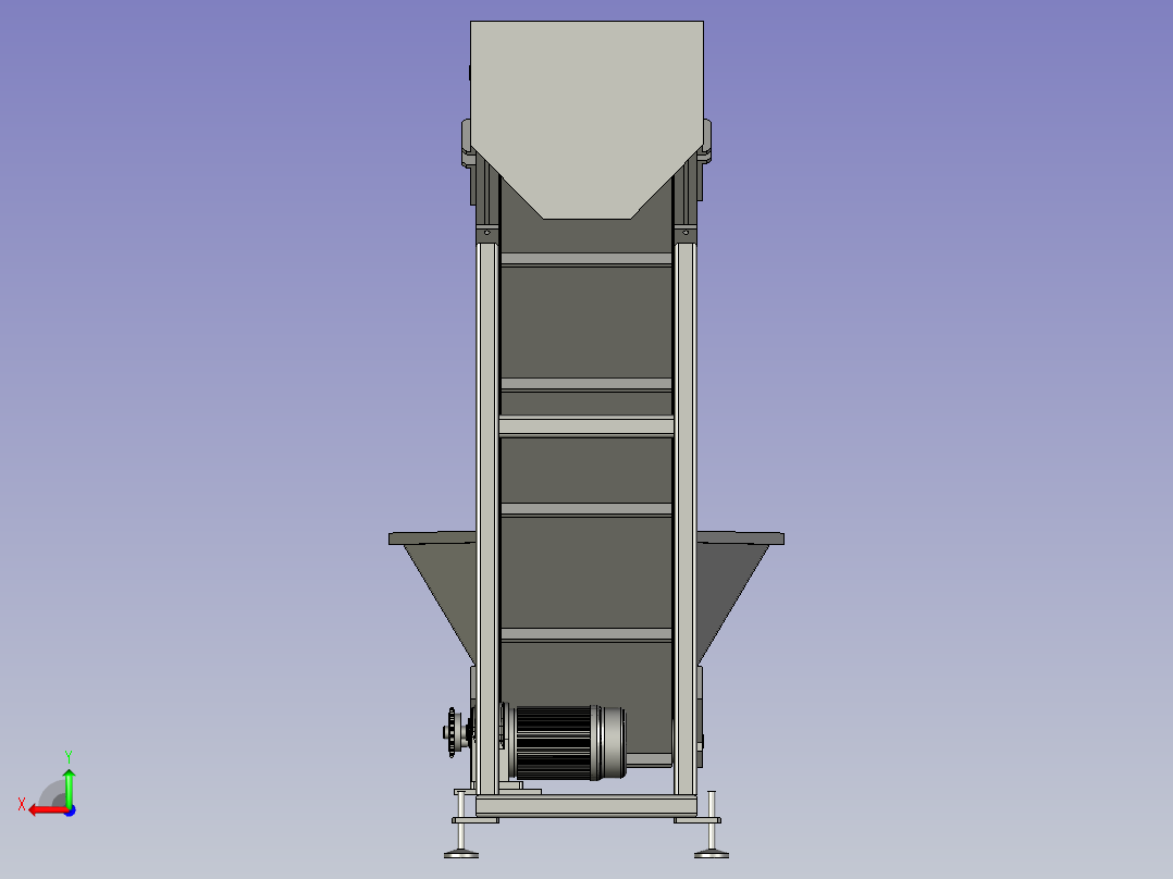 提升机--200W150后视图