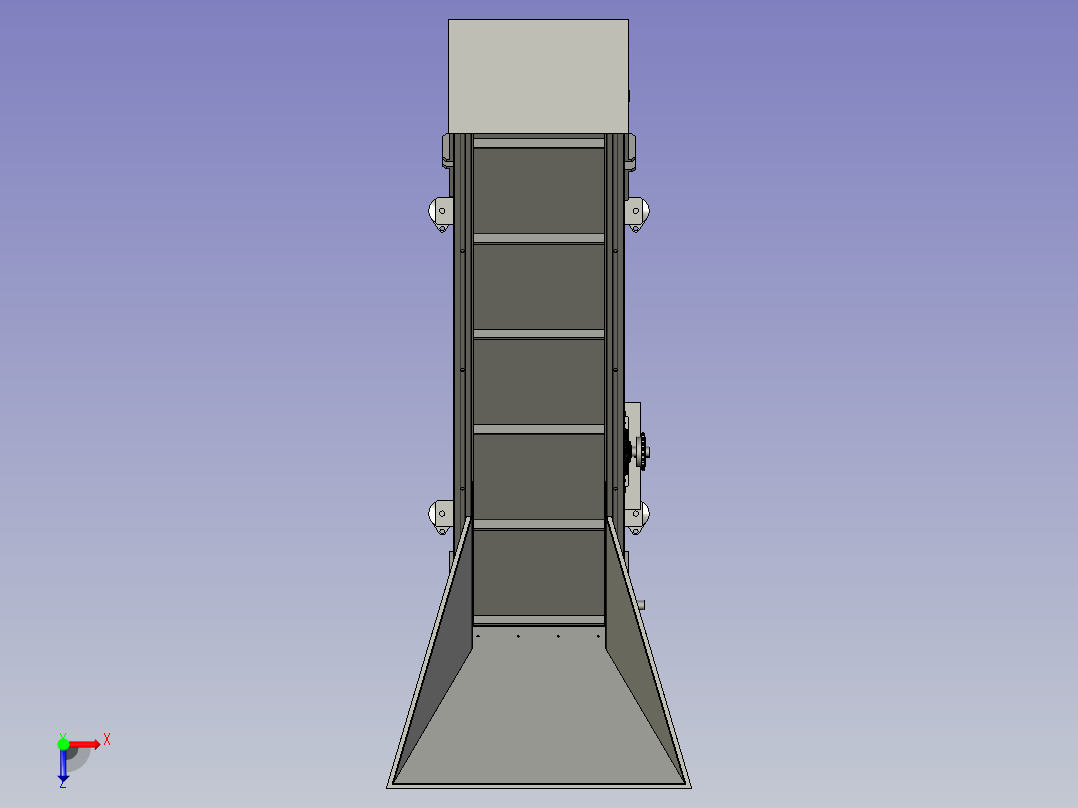 提升机--200W150俯视图
