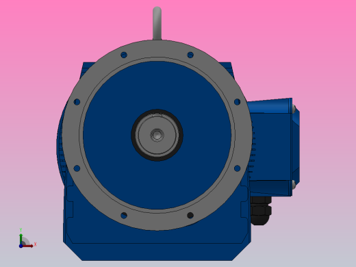 RF147法兰轴伸式安装斜齿轮减速机RF147-Y75-4P-280S-M1-0°-Φ550前视缩略图