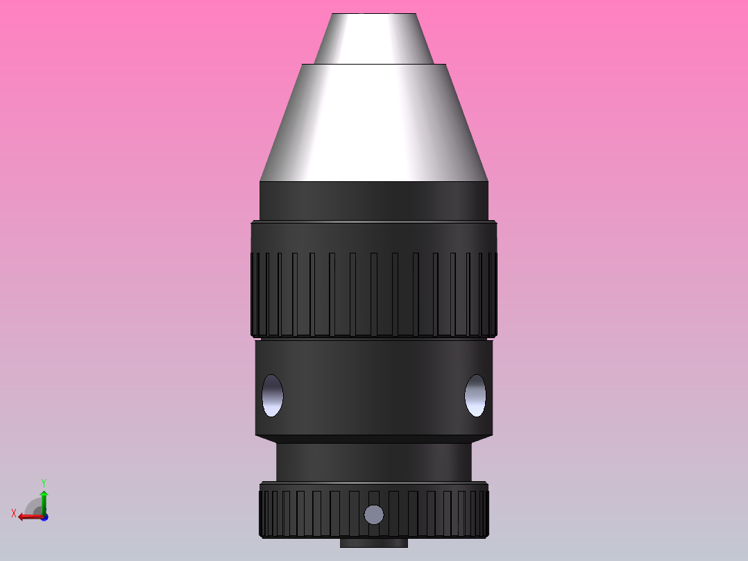 自紧式钻夹头重型[J0110H-A]后视图