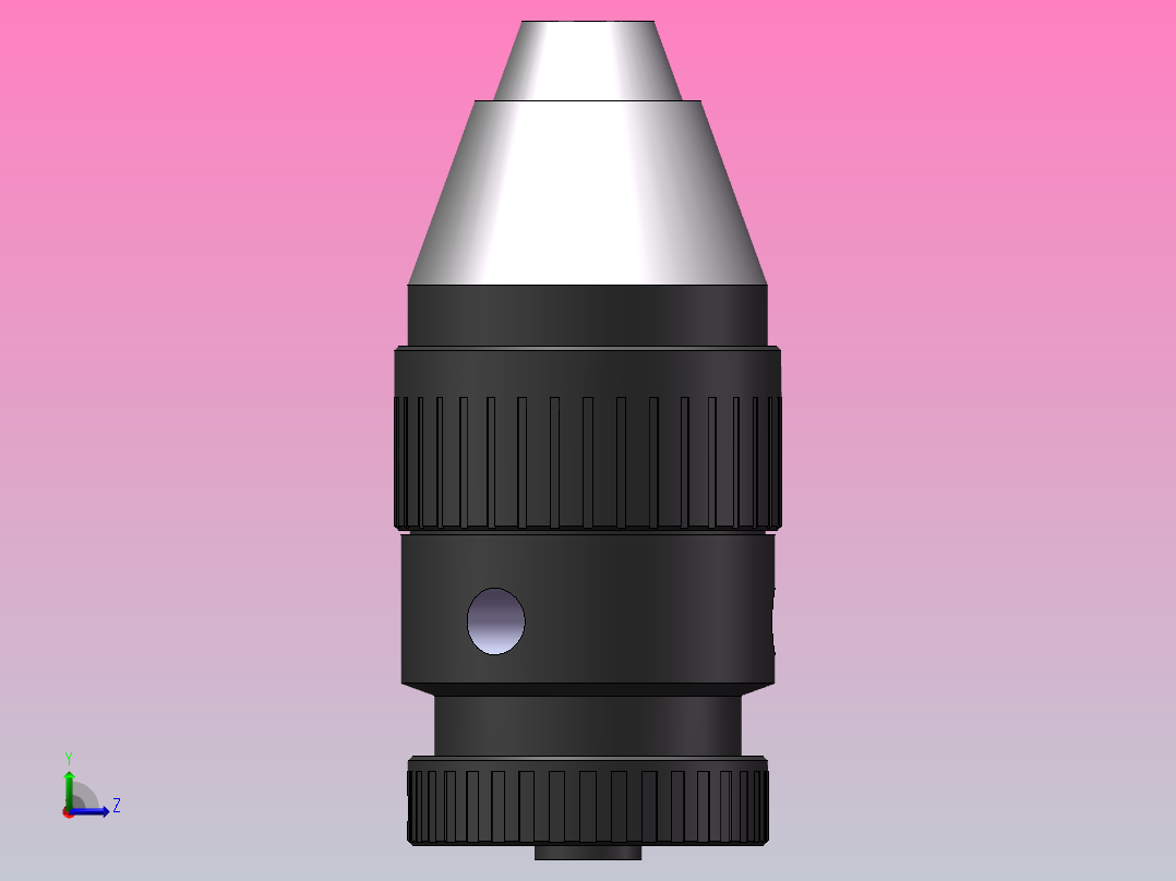 自紧式钻夹头重型[J0110H-A]左视图