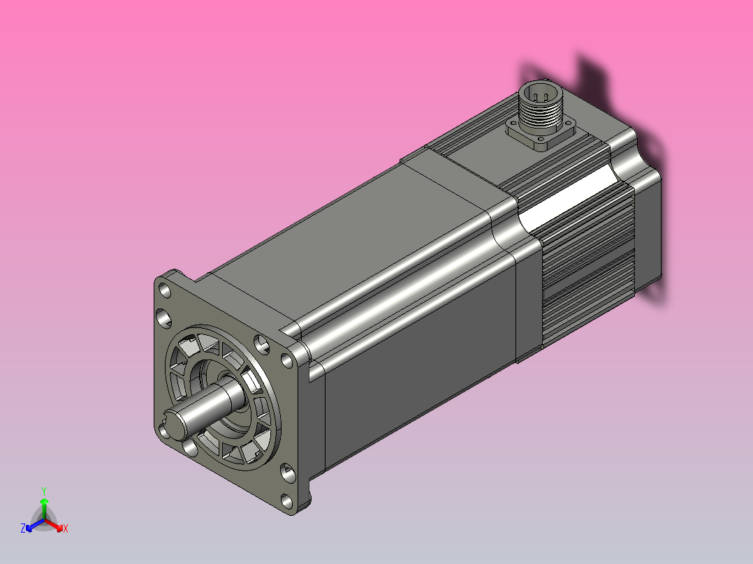 步进电机高压MP3-110HZ3221主视图