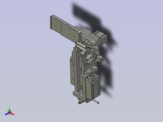 数据线标签加工生产线设备设计-夹爪-V1