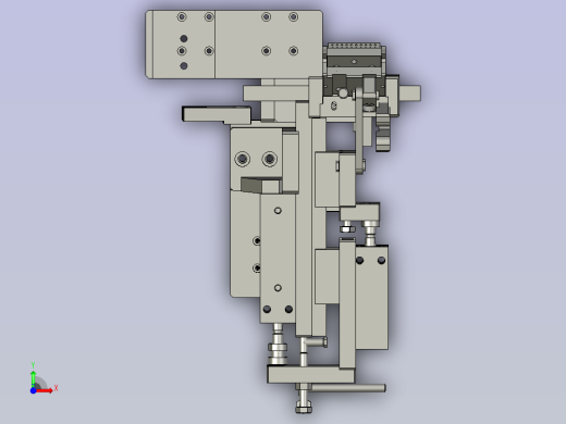 数据线标签加工生产线设备设计-夹爪-V1前视缩略图