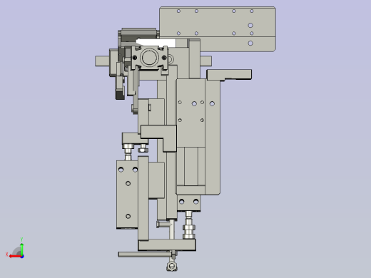 数据线标签加工生产线设备设计-夹爪-V1后视缩略图