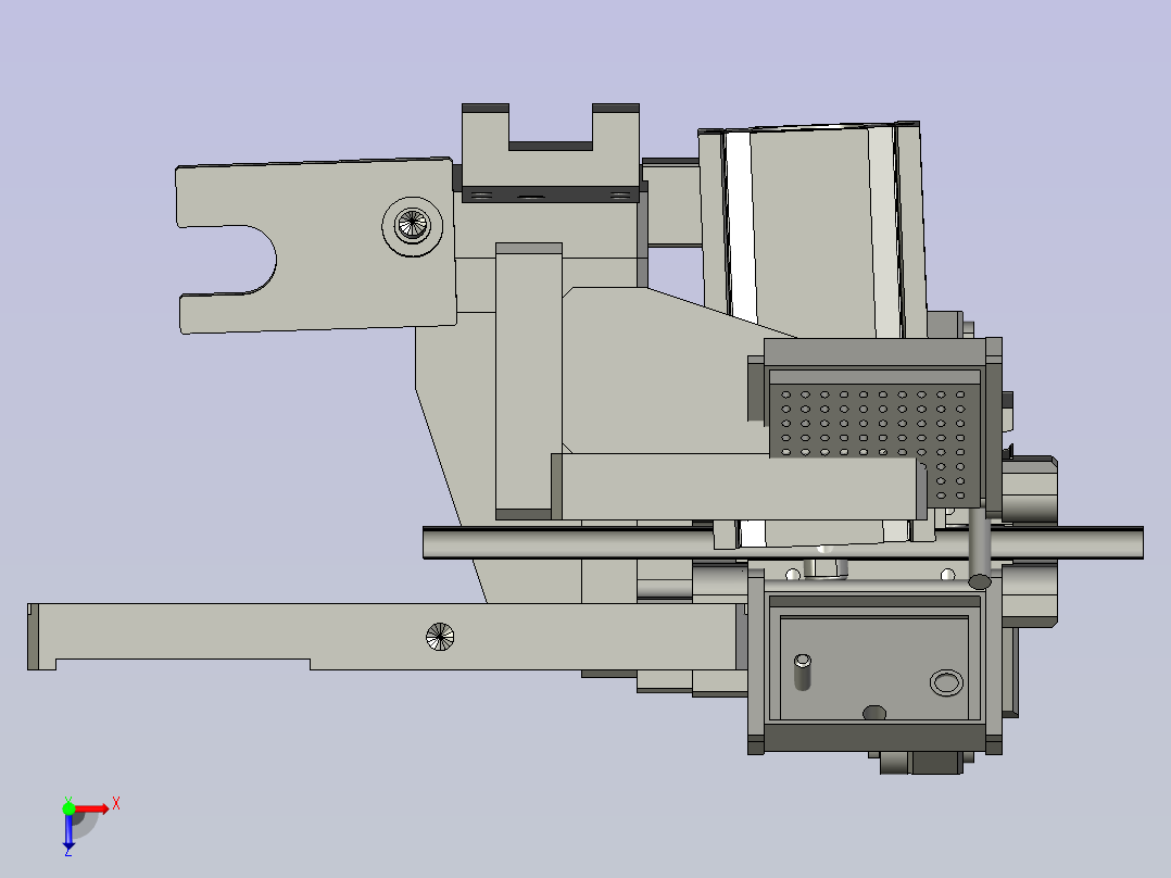 数据线标签加工生产线设备设计-夹爪-V1俯视图