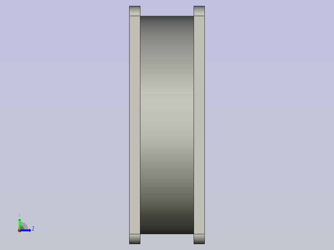 电控柜-101N000164轴流风机1238A2MBL左视图
