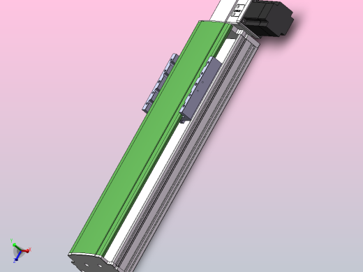 DMB135-RTCM同步带模组直线滑台（电机右折）[DMB135-L90S300-CU57-C2U-RTCM]