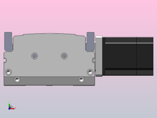 DMB135-RTCM同步带模组直线滑台（电机右折）[DMB135-L90S300-CU57-C2U-RTCM]前视缩略图
