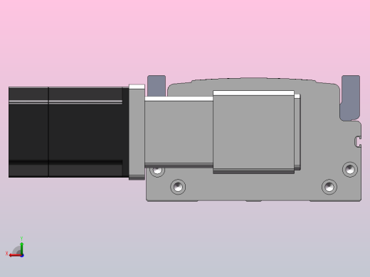 DMB135-RTCM同步带模组直线滑台（电机右折）[DMB135-L90S300-CU57-C2U-RTCM]后视缩略图