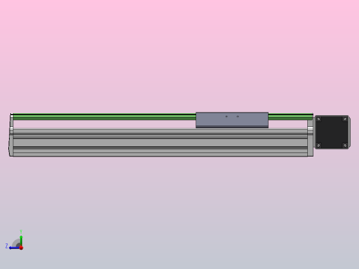 DMB135-RTCM同步带模组直线滑台（电机右折）[DMB135-L90S300-CU57-C2U-RTCM]右视缩略图