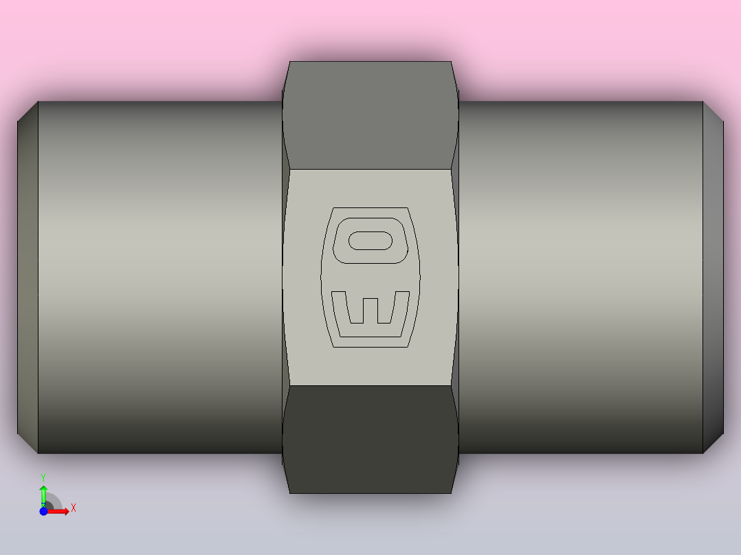 EO标准液压接头 Union G08SCFX(1)前视图