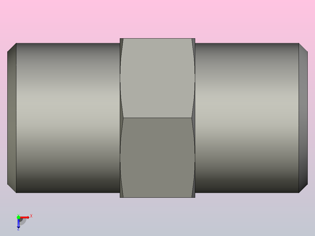 EO标准液压接头 Union G08SCFX(1)俯视图