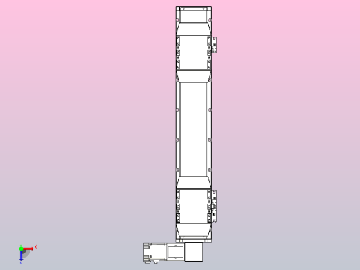 皮带直线轴双滑块型TPA-GCBS-120-P70-L150-DR-M20-N3俯视缩略图